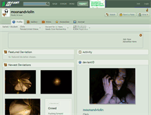 Tablet Screenshot of moonandviolin.deviantart.com