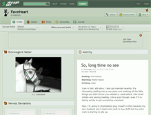 Tablet Screenshot of fawnheart.deviantart.com