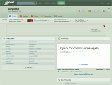 Tablet Screenshot of congolike.deviantart.com