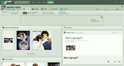 Desktop Screenshot of haruhi-x-kyon.deviantart.com