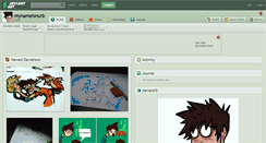 Desktop Screenshot of mynameisnurb.deviantart.com