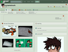 Tablet Screenshot of mynameisnurb.deviantart.com