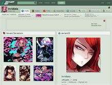 Tablet Screenshot of invidiata.deviantart.com