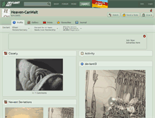Tablet Screenshot of heaven-canwait.deviantart.com