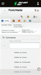 Mobile Screenshot of foxicwaste.deviantart.com