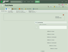 Tablet Screenshot of foxicwaste.deviantart.com