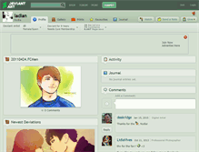 Tablet Screenshot of ladian.deviantart.com