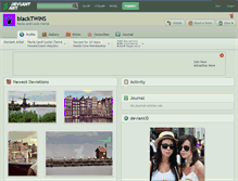 Tablet Screenshot of blacktwins.deviantart.com