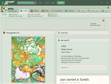 Tablet Screenshot of enky.deviantart.com