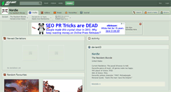 Desktop Screenshot of nordie.deviantart.com