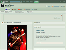Tablet Screenshot of lake-of-tears.deviantart.com