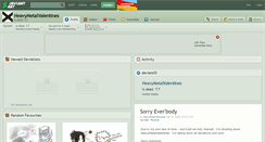 Desktop Screenshot of heavymetalvalentines.deviantart.com