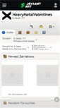 Mobile Screenshot of heavymetalvalentines.deviantart.com