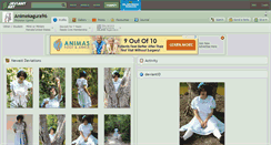 Desktop Screenshot of animekagura96.deviantart.com