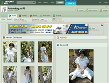 Tablet Screenshot of animekagura96.deviantart.com