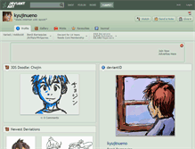 Tablet Screenshot of kyujinueno.deviantart.com