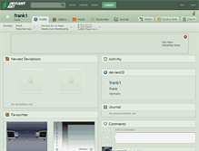 Tablet Screenshot of frank1.deviantart.com