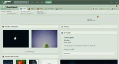 Desktop Screenshot of chaoticgeek.deviantart.com