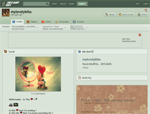 Tablet Screenshot of mylovelybliss.deviantart.com