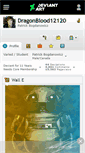 Mobile Screenshot of dragonblood12120.deviantart.com