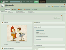 Tablet Screenshot of nikka-doodle.deviantart.com