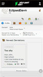Mobile Screenshot of eclipseddawn.deviantart.com