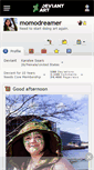 Mobile Screenshot of momodreamer.deviantart.com