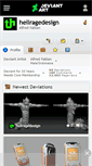 Mobile Screenshot of hellragedesign.deviantart.com