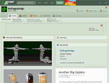Tablet Screenshot of hellragedesign.deviantart.com