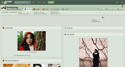 Desktop Screenshot of emmazzing.deviantart.com