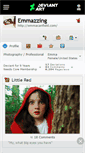 Mobile Screenshot of emmazzing.deviantart.com