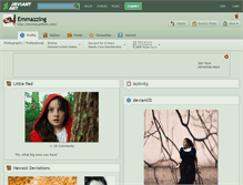 Tablet Screenshot of emmazzing.deviantart.com