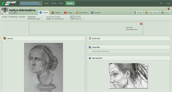 Desktop Screenshot of nastya-dobroradova.deviantart.com