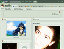 Tablet Screenshot of jasonjdgr.deviantart.com