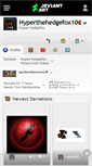 Mobile Screenshot of hyperthehedgefox101.deviantart.com