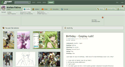 Desktop Screenshot of krelian-fatima.deviantart.com