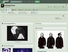 Tablet Screenshot of michael-bryan.deviantart.com