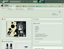 Tablet Screenshot of bybyy.deviantart.com
