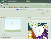 Tablet Screenshot of kaori18.deviantart.com