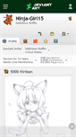 Mobile Screenshot of ninja-girl15.deviantart.com