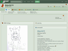 Tablet Screenshot of ninja-girl15.deviantart.com