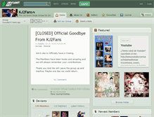 Tablet Screenshot of kj2fans.deviantart.com