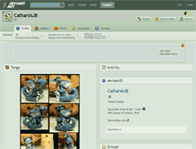 Tablet Screenshot of catharsisjb.deviantart.com