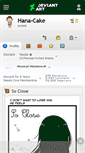 Mobile Screenshot of hana-cake.deviantart.com