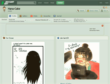 Tablet Screenshot of hana-cake.deviantart.com