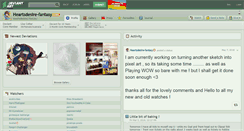 Desktop Screenshot of heartsdesire-fantasy.deviantart.com