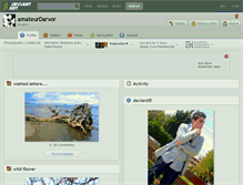 Tablet Screenshot of amateurdarvor.deviantart.com