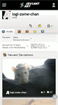 Mobile Screenshot of logi-zome-chan.deviantart.com