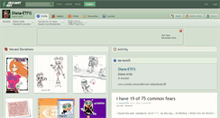 Desktop Screenshot of diana-etfg.deviantart.com