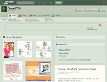 Tablet Screenshot of diana-etfg.deviantart.com